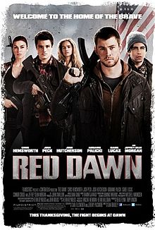 Red Dawn (2012) BRRip 420p 300MB Dual Audio